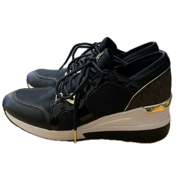 MICHAEL Michael Kors Women's Liv Trainer Logo Sneakers, 8.5M - Picture 9 of 15